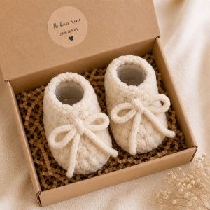 zapatitos tejidos para bebe