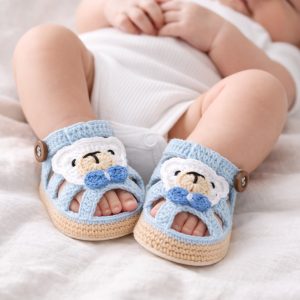 Sandalias Tejidos para niño de 0 a 3 meses Sirena Mia