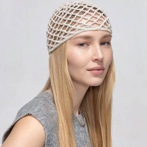 gorro tejido dama