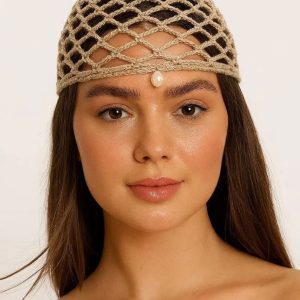 gorro tejido para dama